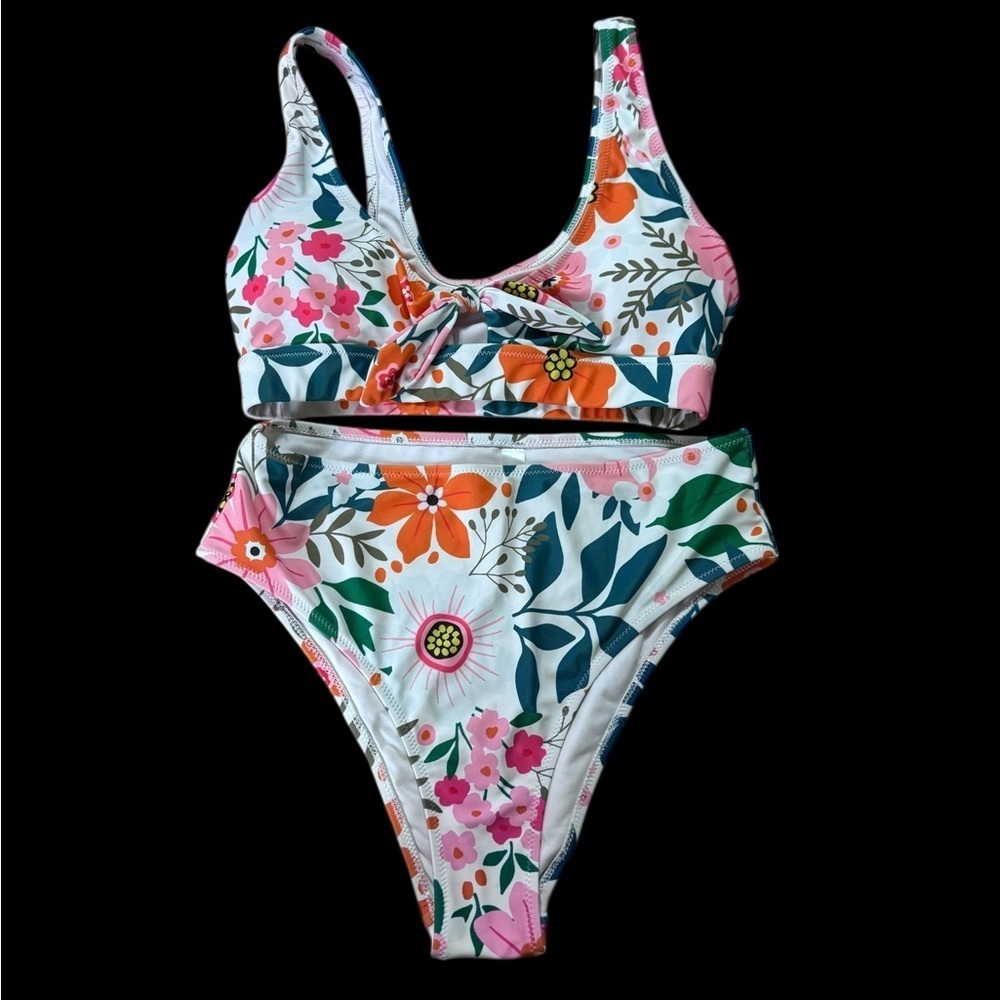 Floral Print Bikini Set